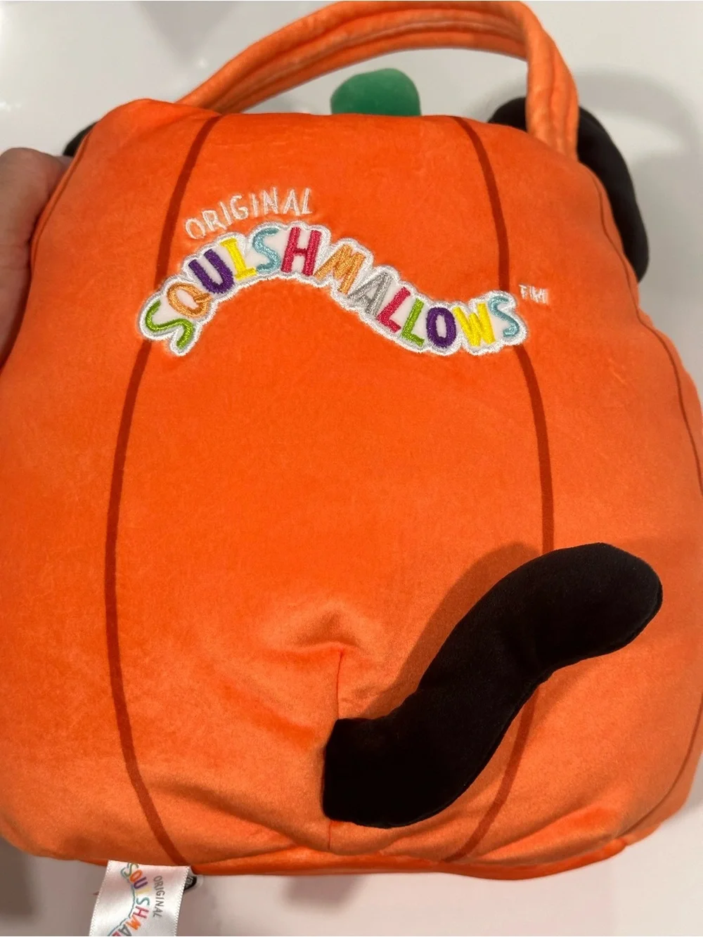 Squishmallows Orange Pumpkin treat pail